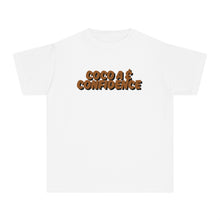 Load image into Gallery viewer, Youth Midweight Tee - "Cocoa & Confidence"