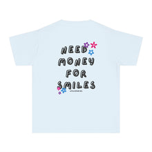 Load image into Gallery viewer, Youth Midweight Tee -  "LBG-Need Money for Smiles"