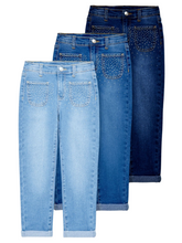 Load image into Gallery viewer, ✨ Sparkle Pocket Denim Jeans – 3 Shades (Pre-Order)