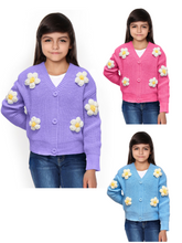 Load image into Gallery viewer, 🌸 3D Flower Power Knit Cardigan (Pre-Order)