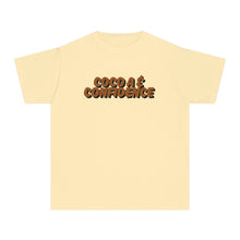 Load image into Gallery viewer, Youth Midweight Tee - &quot;Cocoa &amp; Confidence&quot;
