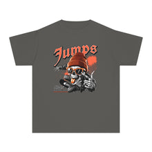 Load image into Gallery viewer, Youth Midweight Tee - Vintage Skate Style with &#39;Jumps&#39; Graphic
