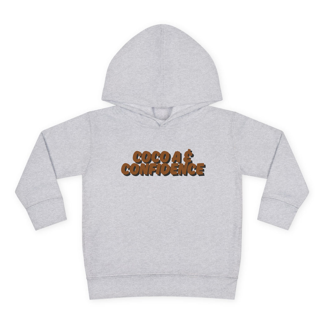 Toddler Fleece Hoodie - 'Cocoa & Confidence'