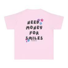 Load image into Gallery viewer, Youth Midweight Tee -  &quot;LBG-Need Money for Smiles&quot;
