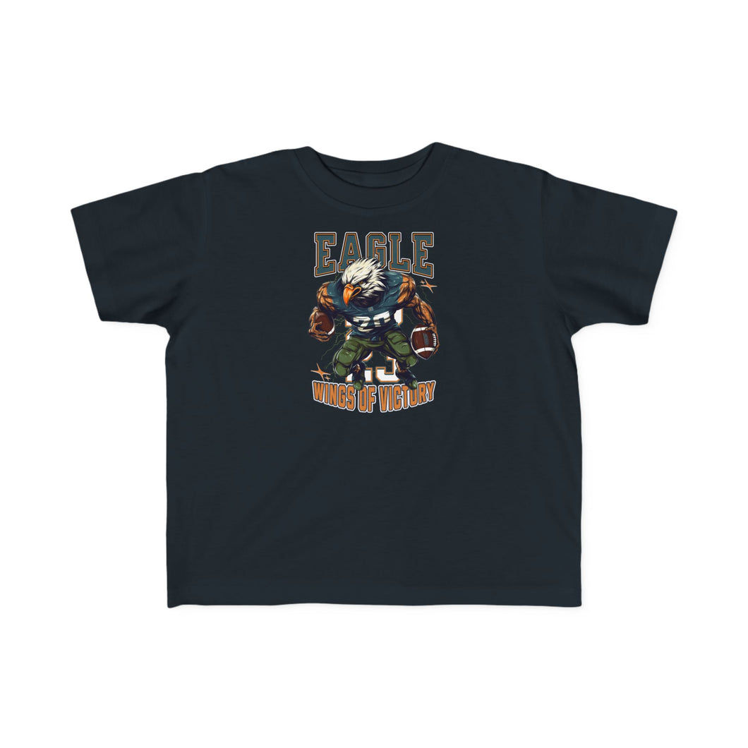 Toddler's Sports Tee - Eagle Wings of Victory Design