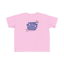 Load image into Gallery viewer, Snack Pack Toddler Tee - More Flavor Than a Snack Pack
