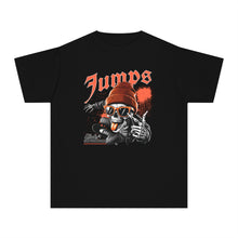 Load image into Gallery viewer, Youth Midweight Tee - Vintage Skate Style with &#39;Jumps&#39; Graphic
