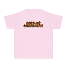 Load image into Gallery viewer, Youth Midweight Tee - &quot;Cocoa &amp; Confidence&quot;
