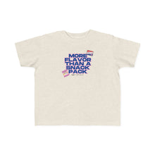 Load image into Gallery viewer, Snack Pack Toddler Tee - More Flavor Than a Snack Pack
