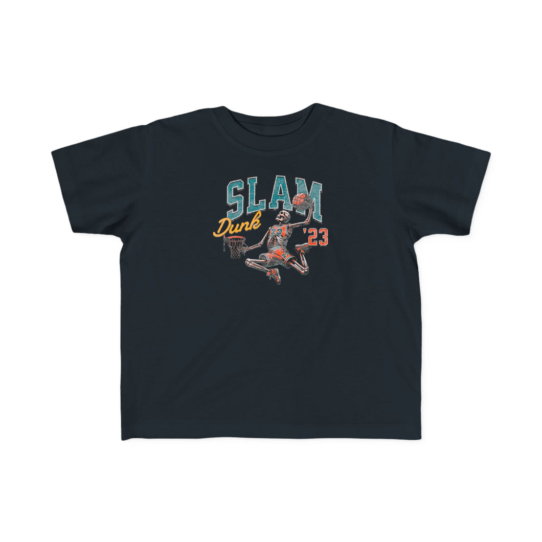Toddler Basketball Tee - 'Slam Dunk 23' Fun Jersey Shirt