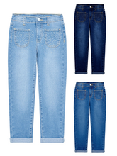 Load image into Gallery viewer, ✨ Sparkle Pocket Denim Jeans – 3 Shades (Pre-Order)
