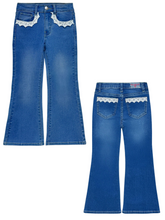 Load image into Gallery viewer, Lace Pocket Denim Jeans 💕👖 (PRE-Order)
